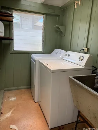 a view of balcony with wooden floor