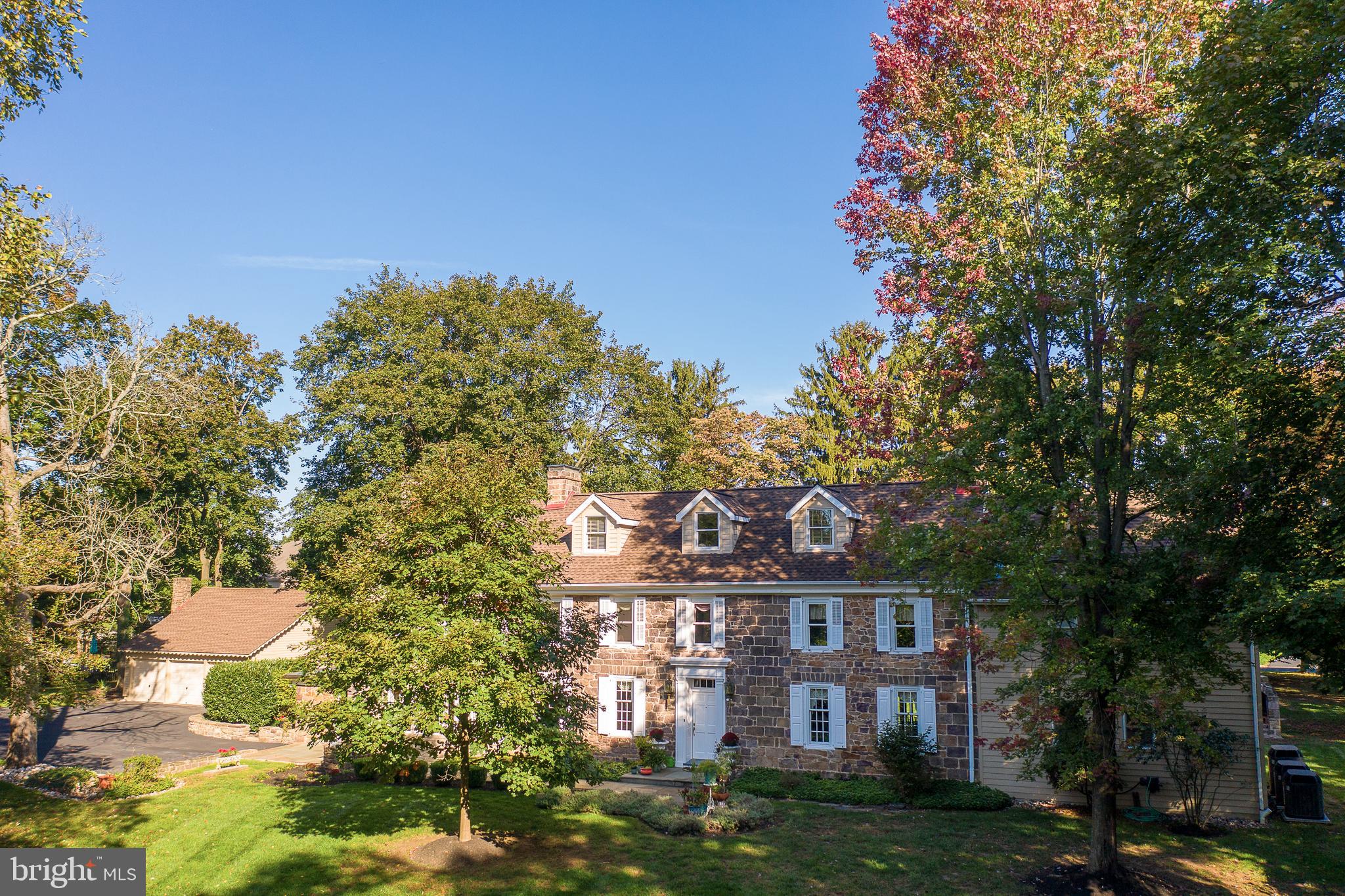 Front view of the home