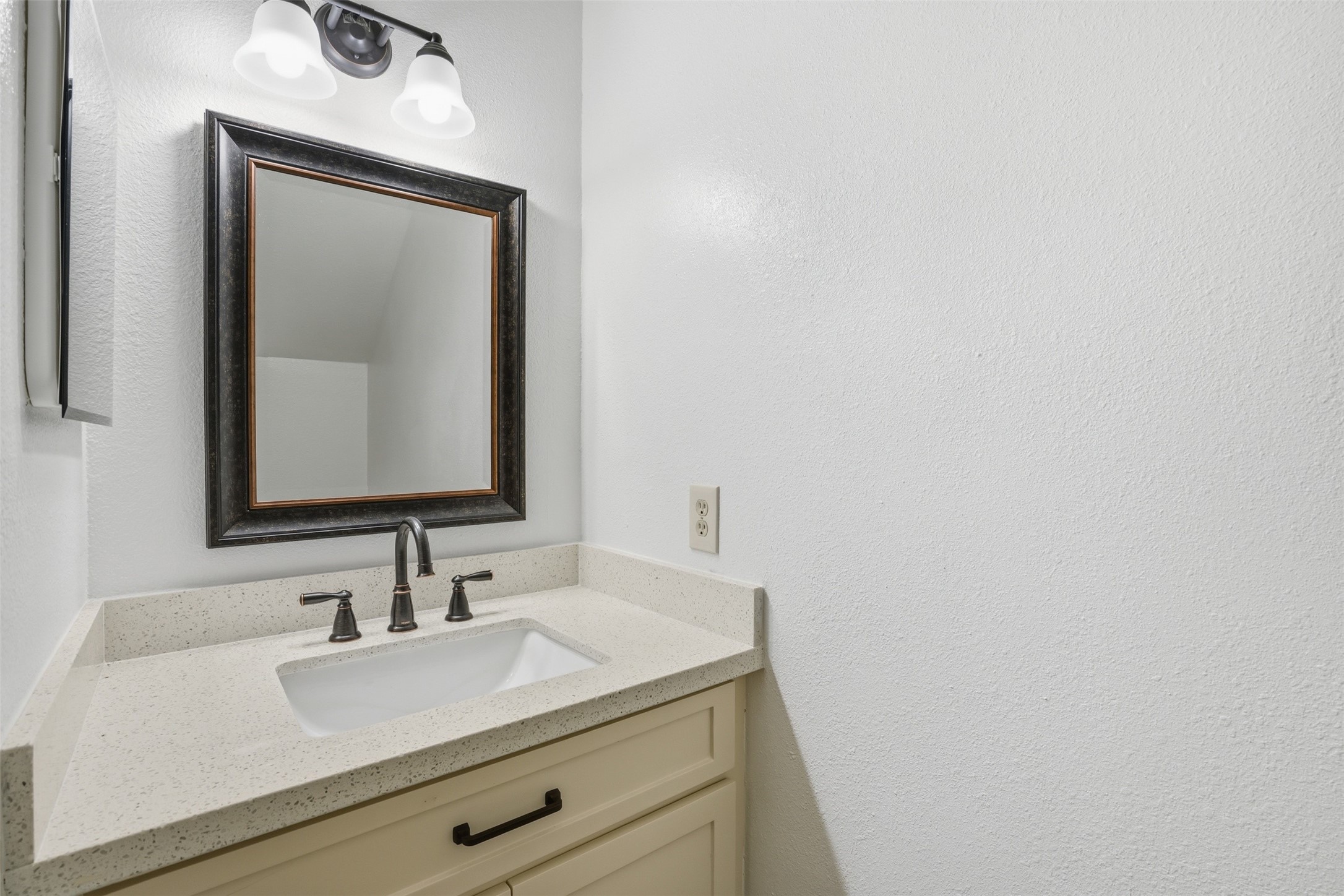 2200 Cypress Landing Road, Unit A3 Houston, TX 77090 - Photo 6 of 17 Updated downstairs half bath with modern finishes for guests.