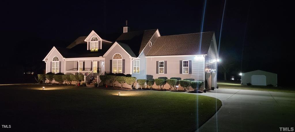 2891 Benson Hardee Road Benson, NC 27504 - Photo 4 of 51 Home is wired for beautiful night lighting!