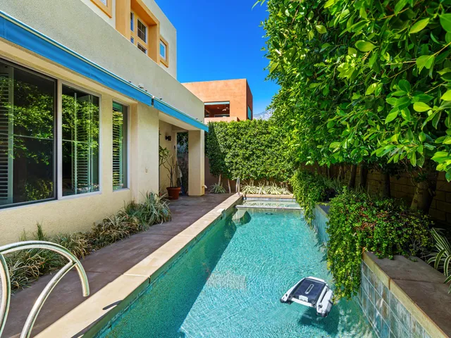 a house view with a garden space