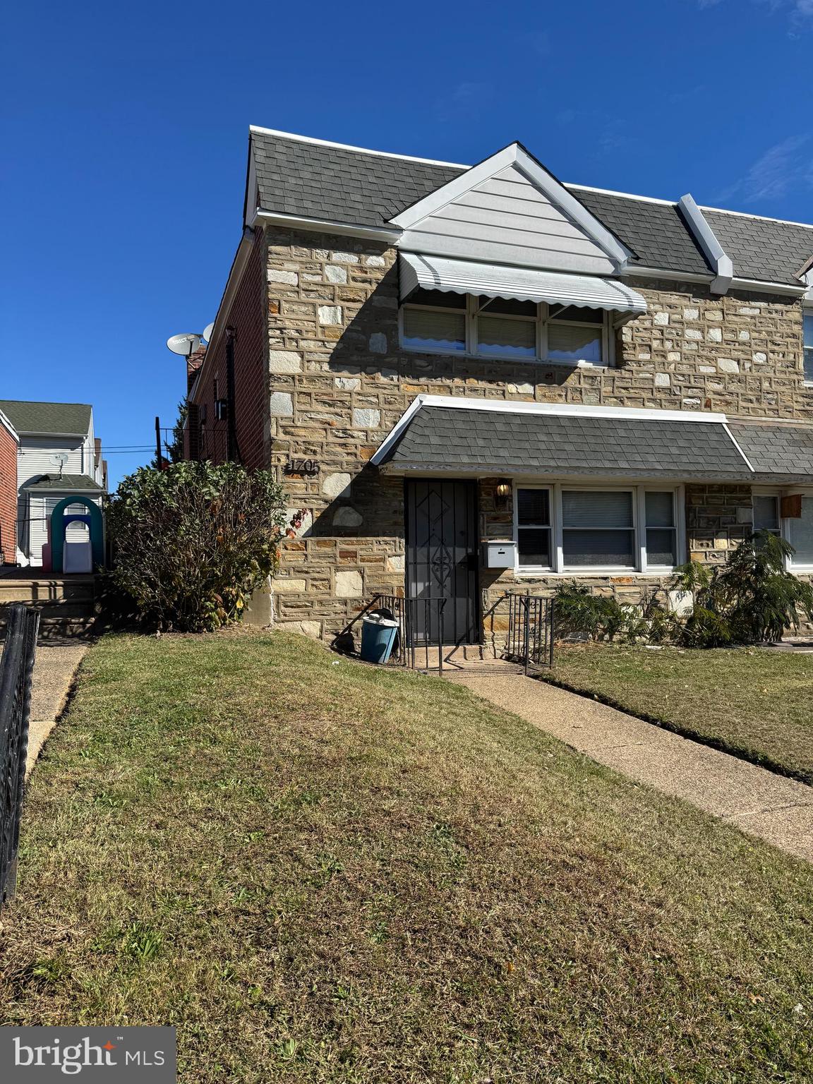 a view of a house with a patio