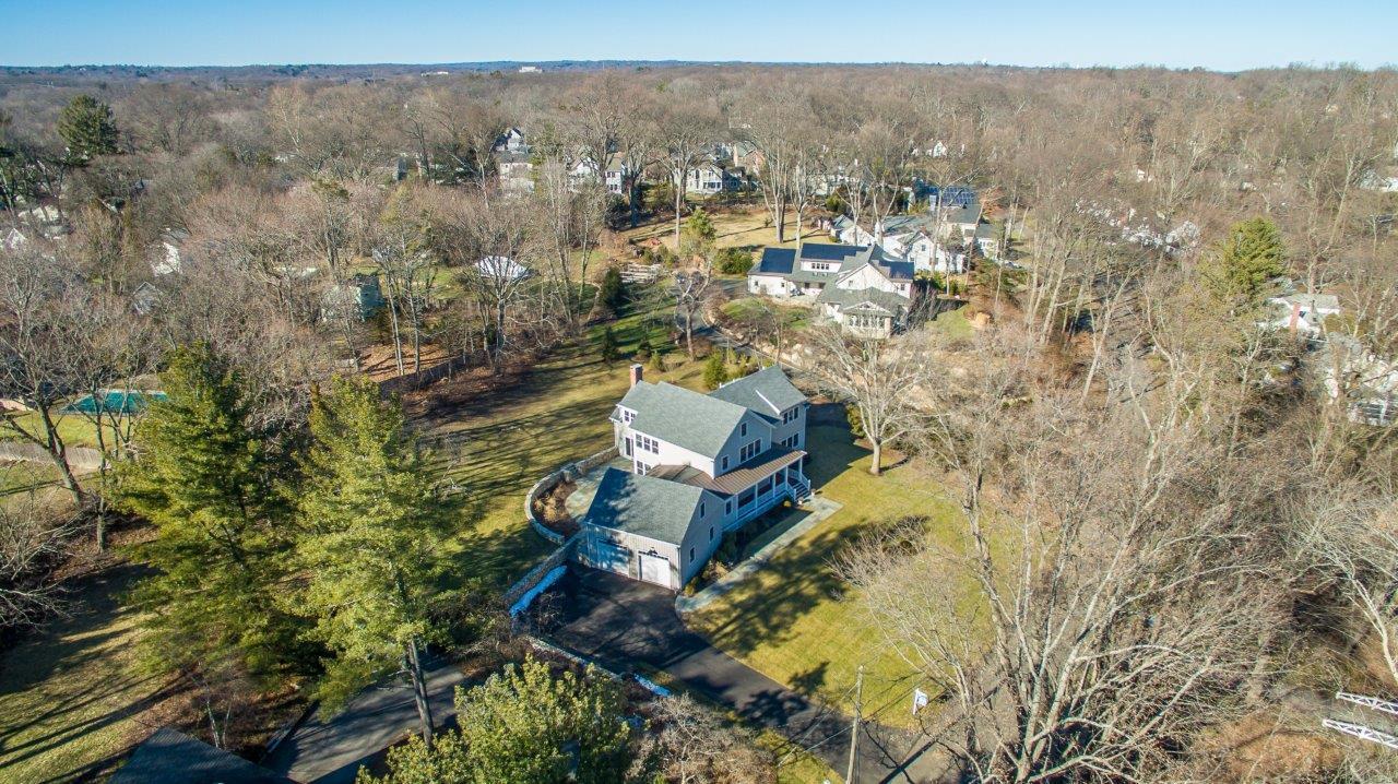 7 Indian Spring Road Rowayton, CT 06853 - Photo 2 of 28 an aerial view of residential house with outdoor space