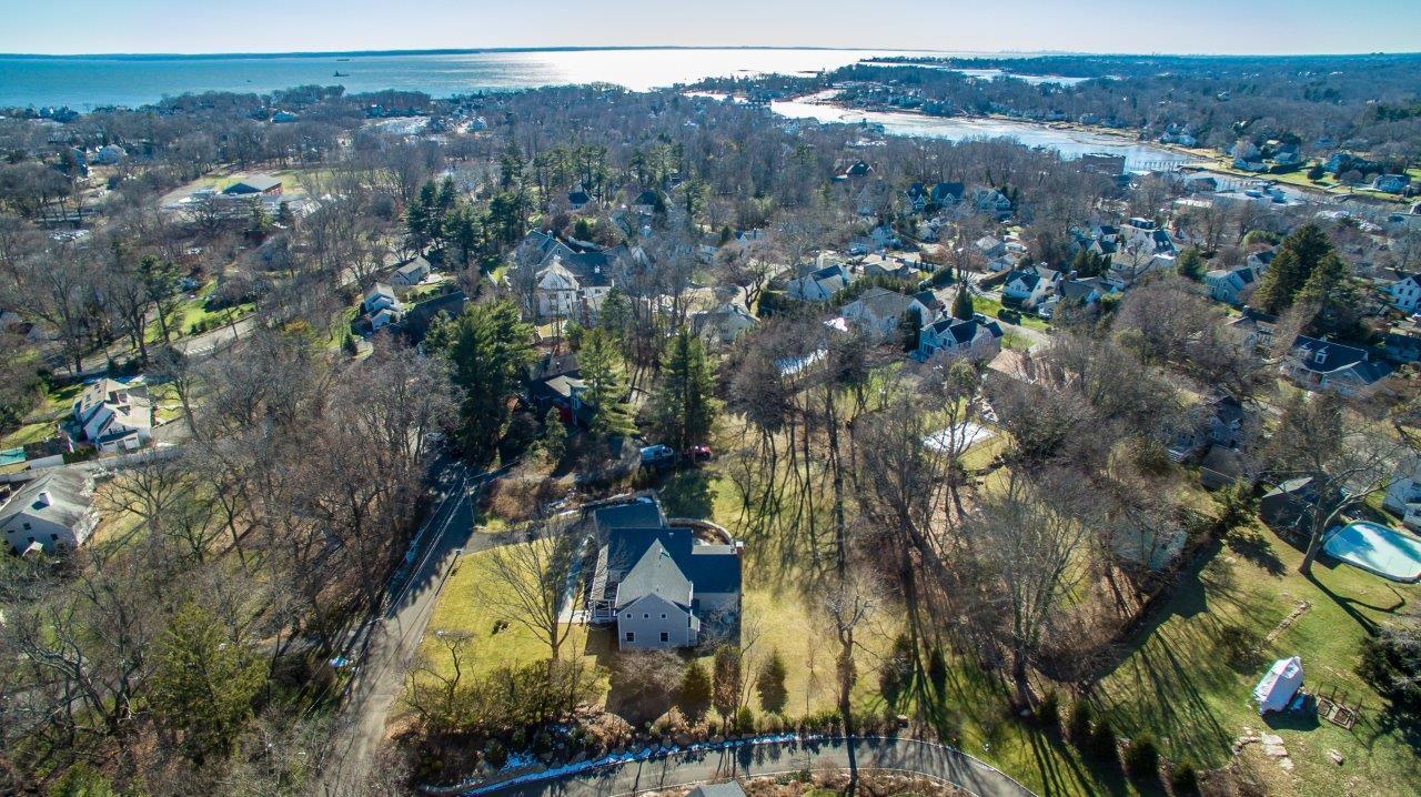7 Indian Spring Road Rowayton, CT 06853 - Photo 4 of 28 an aerial view of multiple house