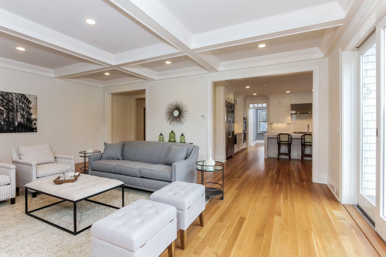 7 Indian Spring Road Rowayton, CT 06853 - Photo 8 of 28 a living room with furniture and a wooden floor