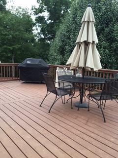176 MacGregor Drive Blue Ridge, VA 24064 - Photo 23 of 28 a view of outdoor sitting area with furniture and wooden floor