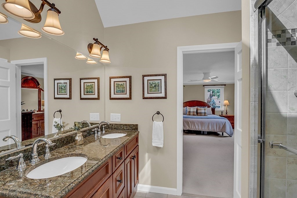 27 Sable Run Lane Methuen, MA 01844 - Photo 24 of 42 a en suite bathroom with a sink double vanity and a mirror