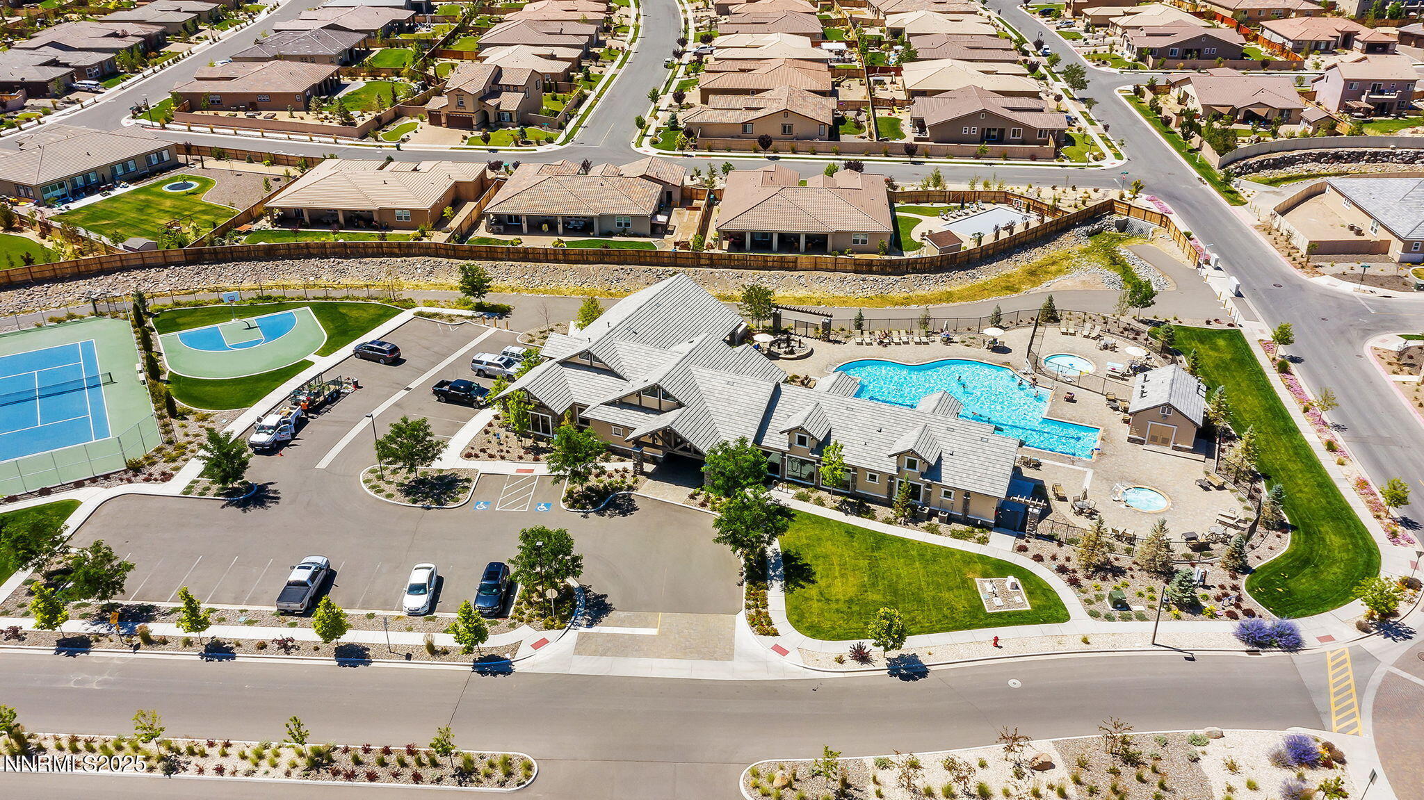 9610 Eventer Lane Reno, NV 89521 - Photo 2 of 38 an aerial view of a swimming pool