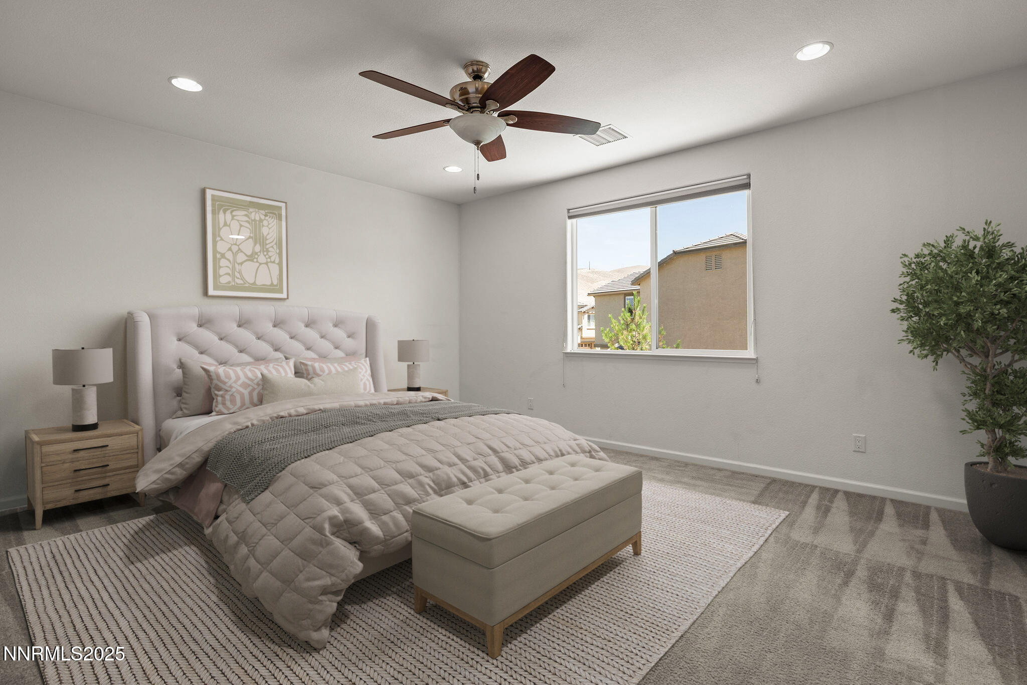 9610 Eventer Lane Reno, NV 89521 - Photo 6 of 38 a spacious bedroom with a bed and a window