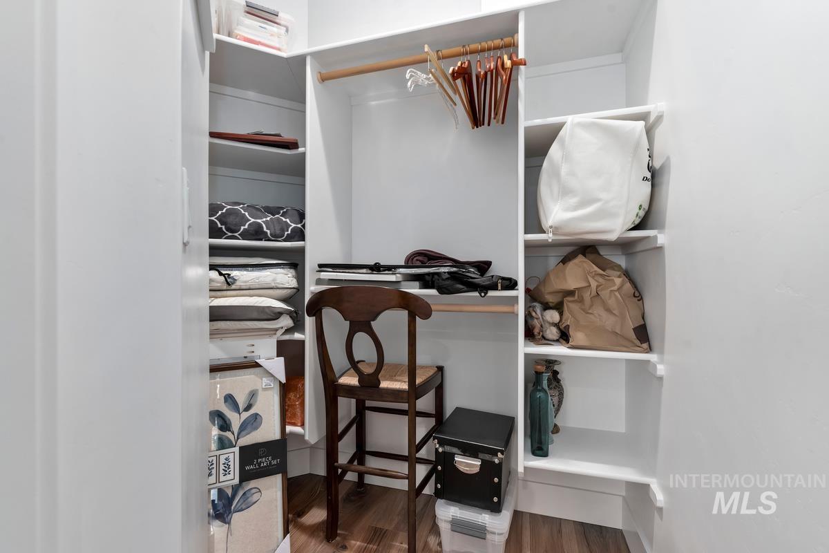 21 Open Road Garden Valley, ID 83622 - Photo 22 of 49 Walk in closet with wood finished floors