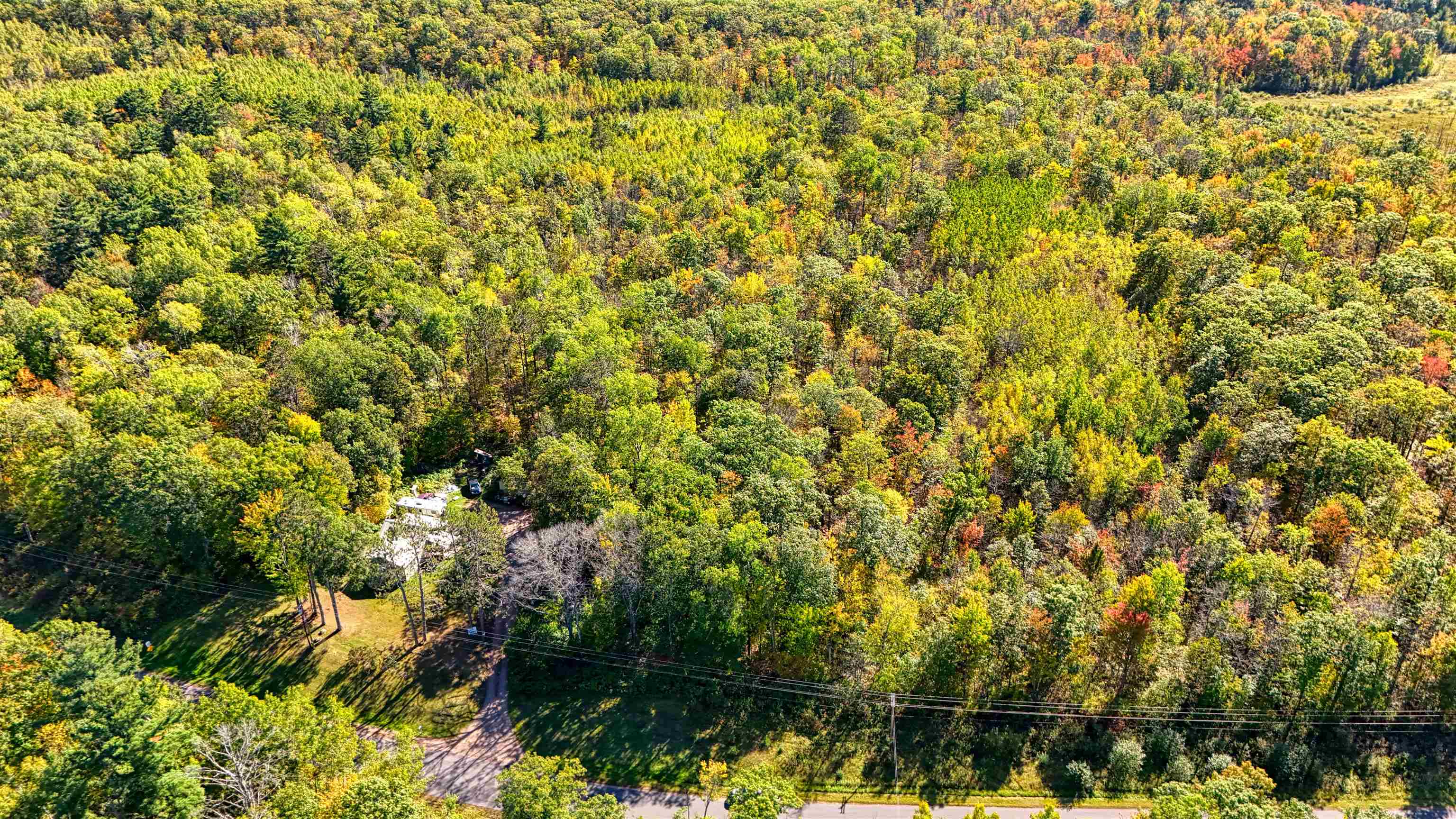 4.7-acres Gurno Lake Road Hayward, WI 54843 - Photo 3 of 25 Bird's eye view