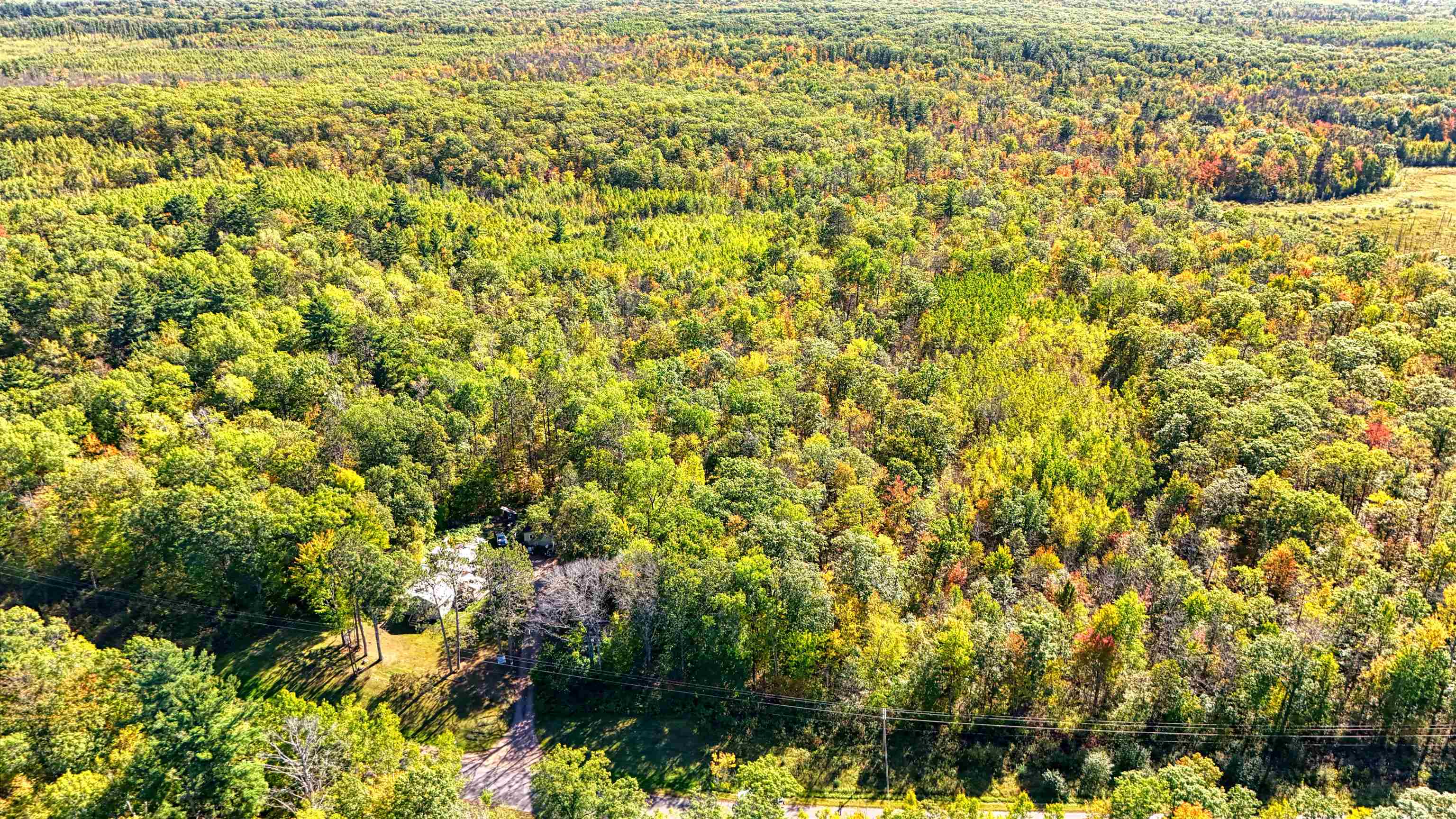 4.7-acres Gurno Lake Road Hayward, WI 54843 - Photo 7 of 25 Aerial view