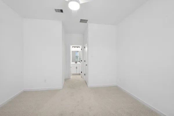 a view of empty room