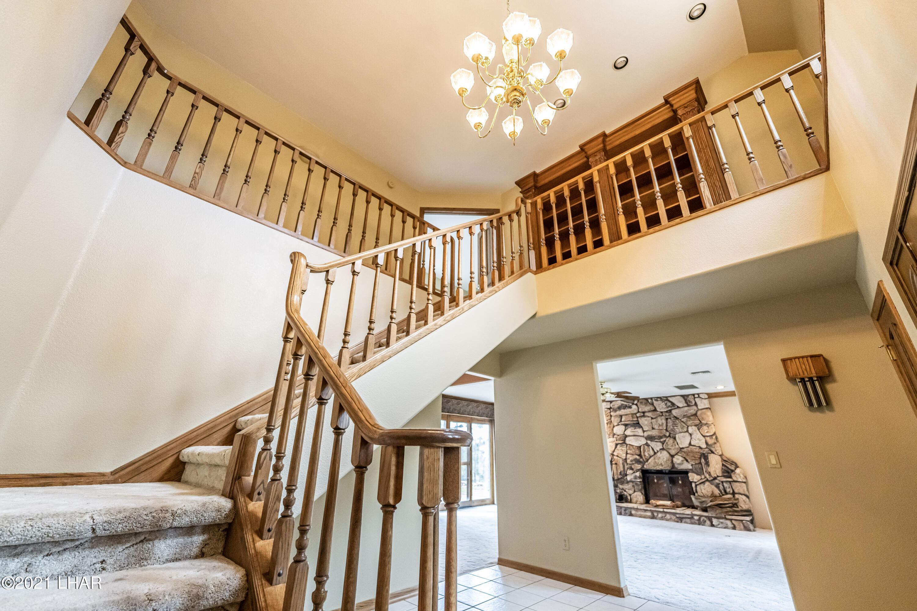 4740 South Ridge Road Kingman, AZ 86401 - Photo 5 of 82 Stunning stairway to two large master suites