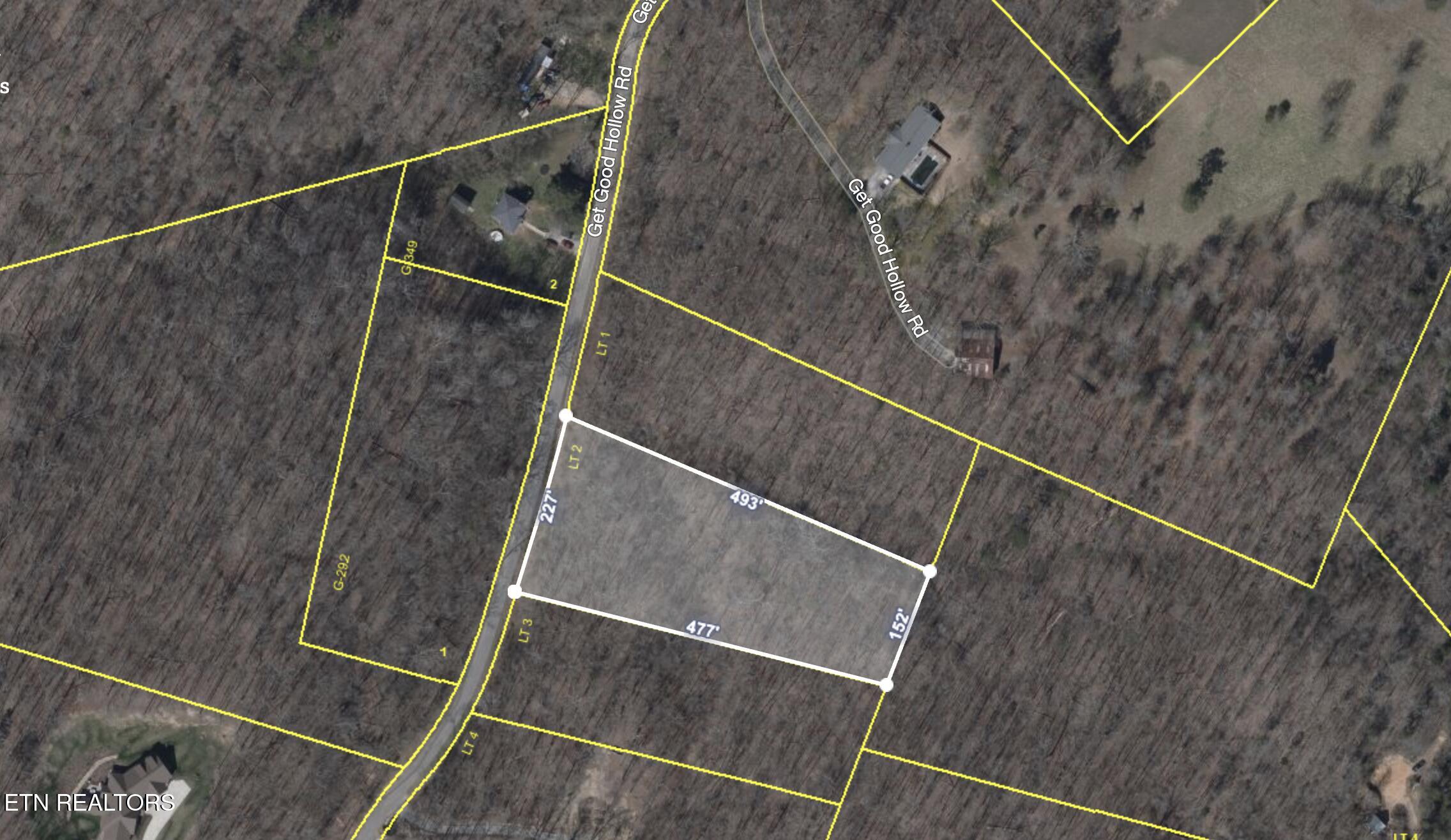 6110 Get Good Hollow Road Loudon, TN 37774 - Photo 2 of 2 6610 Hollow Lot Lines