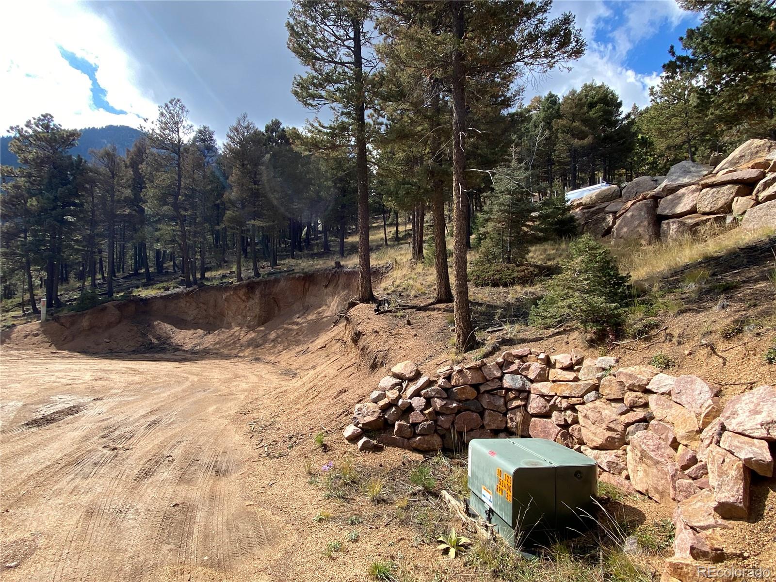 342 Ponderosa Road Manitou Springs, CO 80829 - Photo 17 of 24 a view of back yard of the house