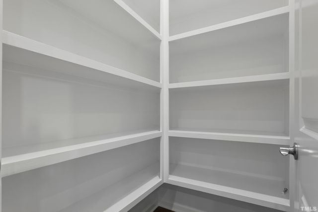 a close view of closet