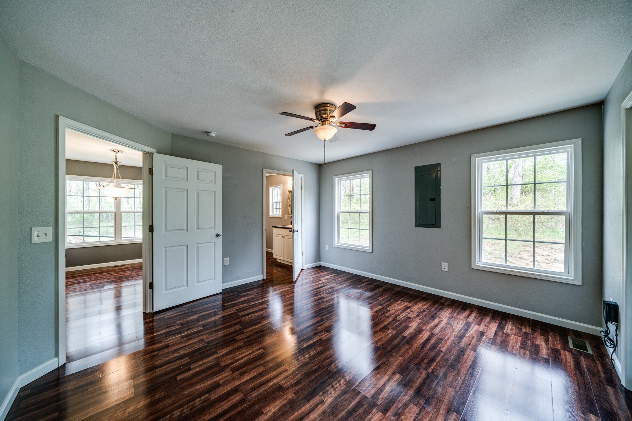 0 Lloyd Hall Loop Deer Lodge, TN 37726 - Photo 20 of 46 a view of an empty room with a window and wooden floor