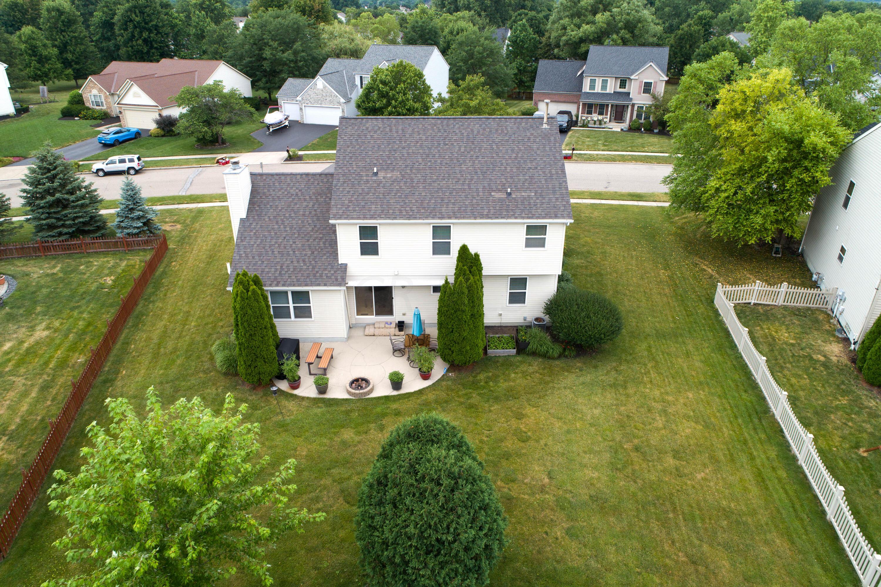 2136 Reeves Avenue Lewis Center, OH 43035 - Photo 51 of 57 48. Rear Aerial