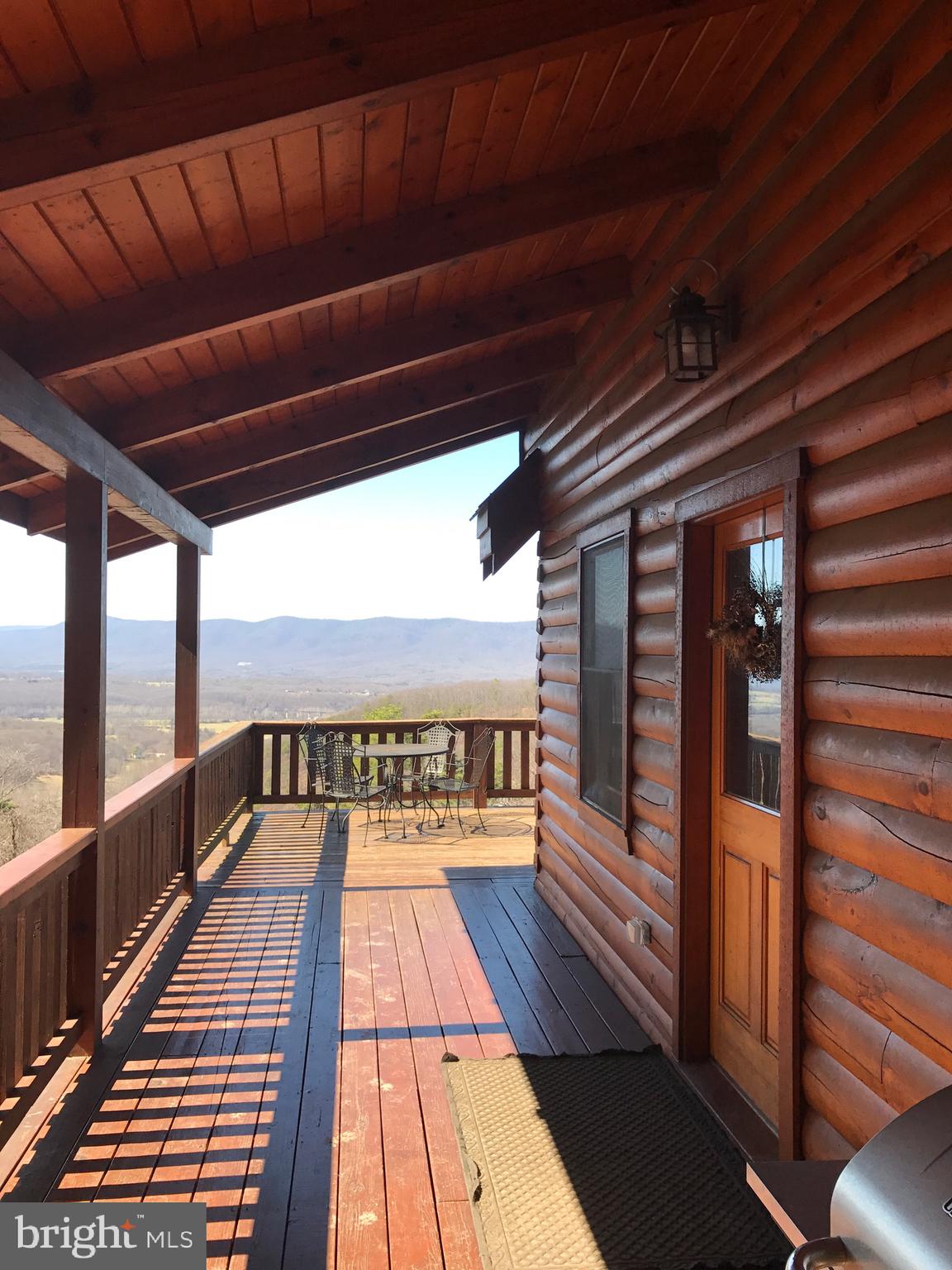 205 Meadow Hill Lane Rileyville, VA 22650 - Photo 41 of 53 a view of balcony with wooden floor