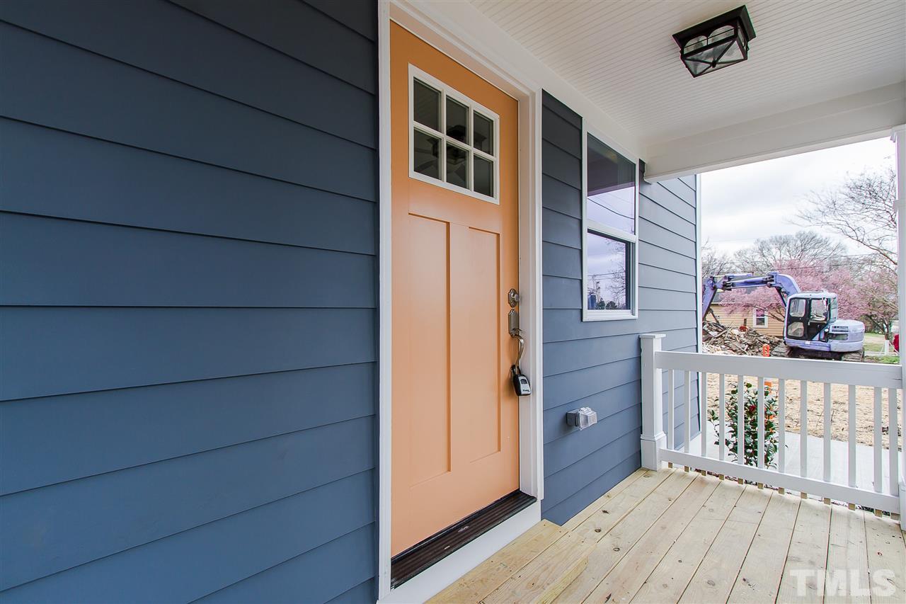 1113 South Person Street Raleigh, NC 27601 - Photo 3 of 18 a view of front door and deck of the house