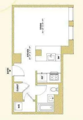 $850,000 | 416 West 52nd Street, Unit 503 | Hell's Kitchen