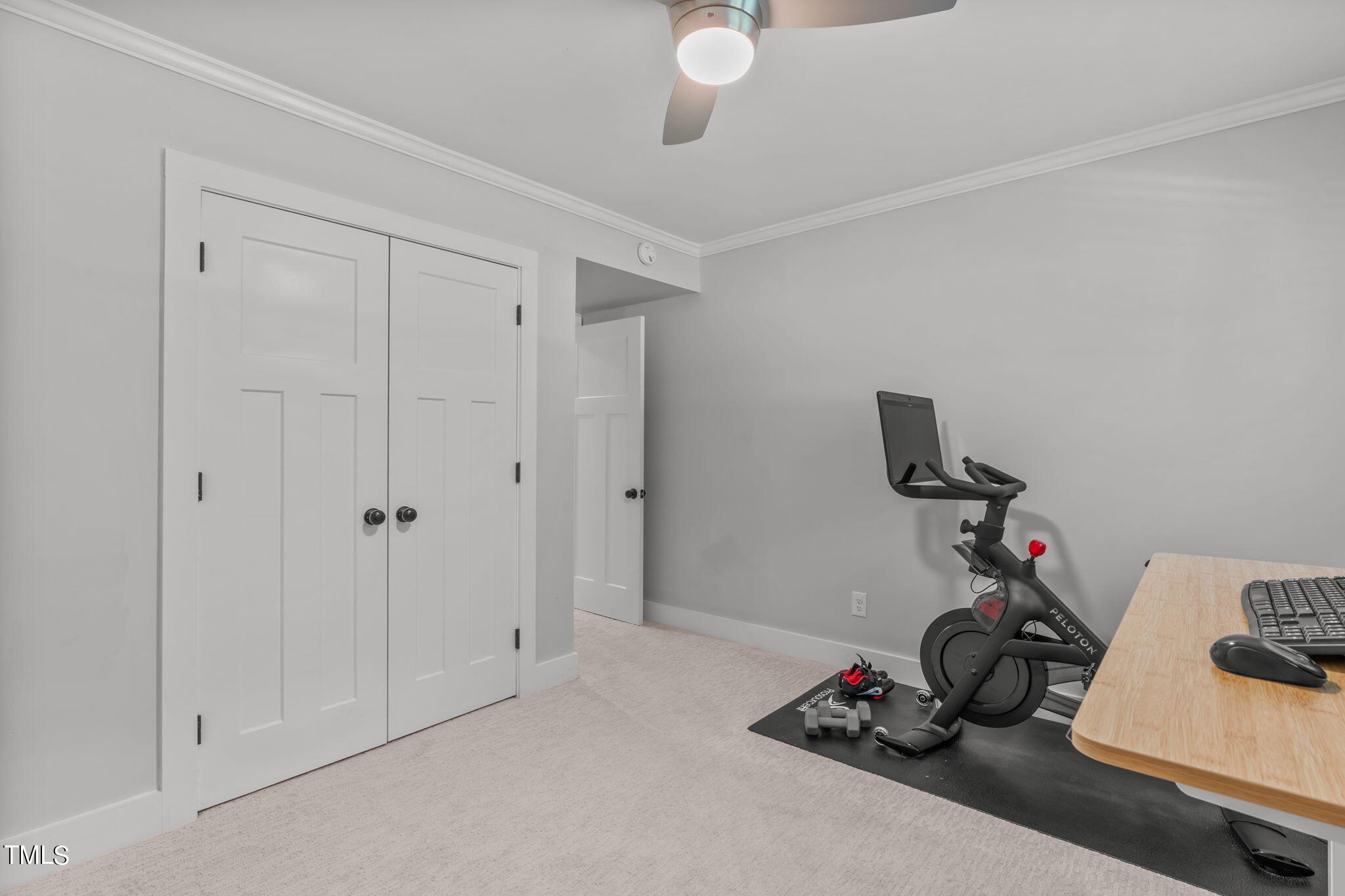 517 Compton Road Raleigh, NC 27609 - Photo 34 of 51 a view of a room with rack and bicycle