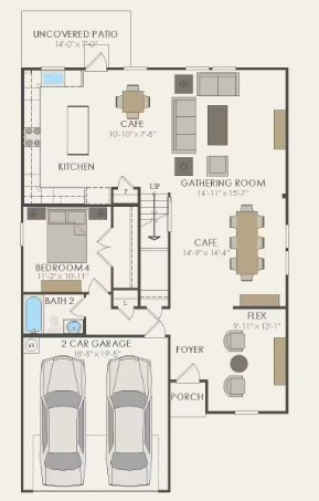 1323 Sky Rdg Court Belton, TX 76513 - Photo 2 of 10 Centex Homes, Mesilla/HC103 floor plan