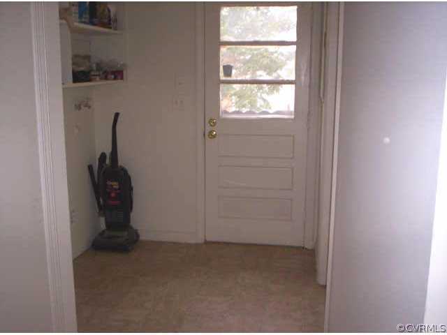 Other - Laundry Room View from hall, showing exter
