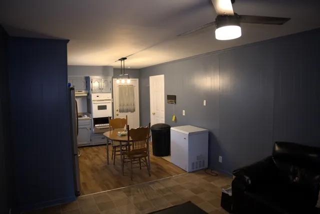 a view of entrance door