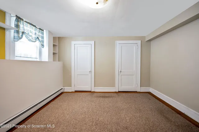 a view of room with window