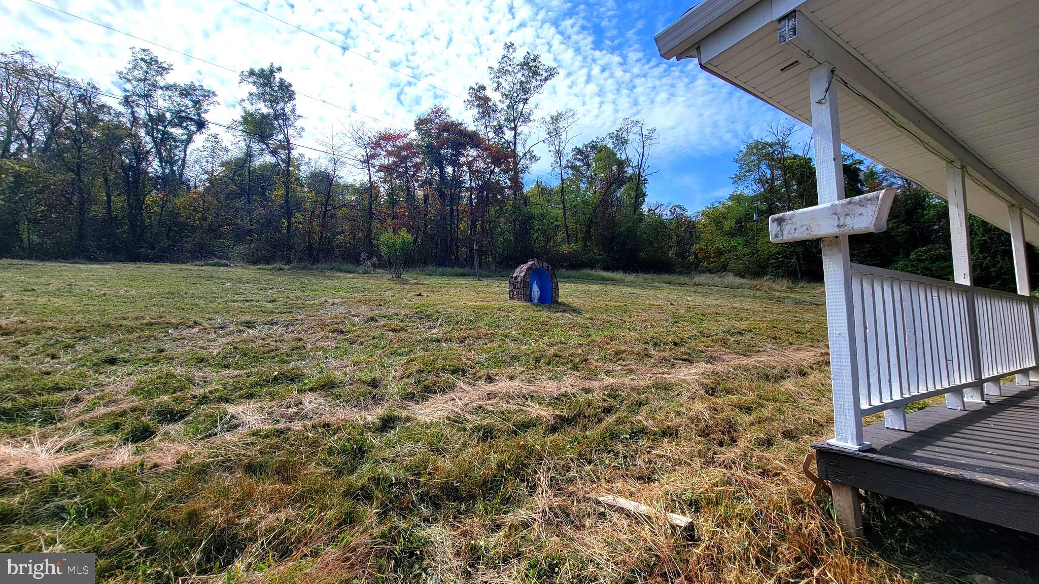 12809 Walsh Road Mount Savage, MD 21545 - Photo 6 of 30 a backyard of a house with lots of green space