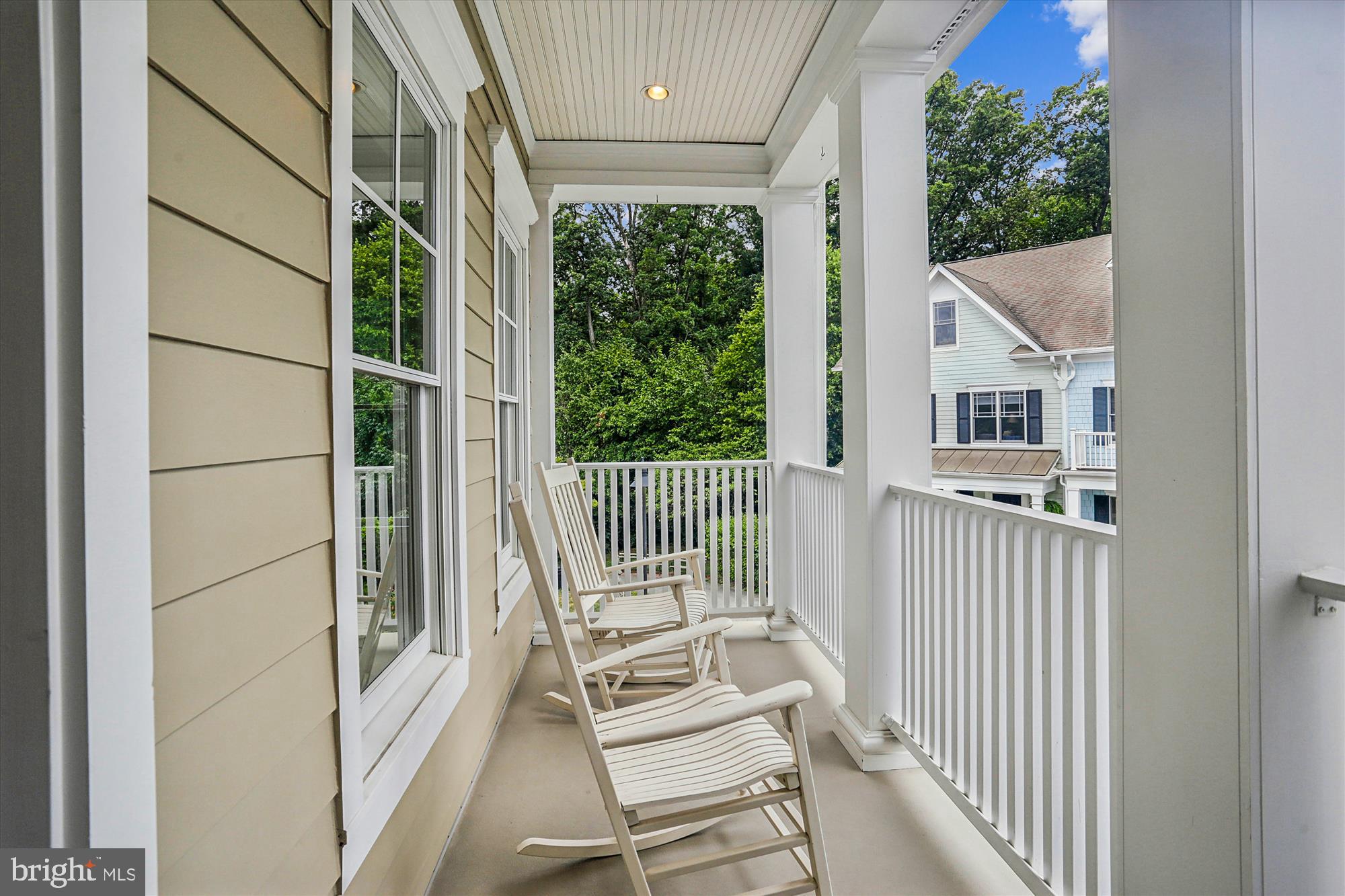 9539 Ament Street Silver Spring, MD 20910 - Photo 24 of 40 a view of a balcony with wooden floor