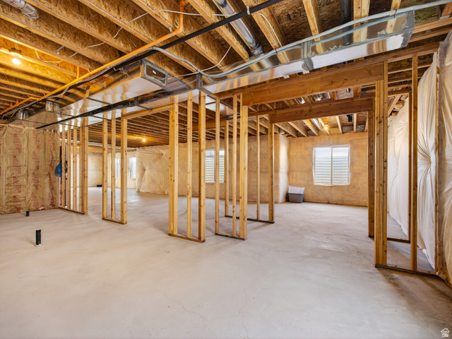 1257 North 1350th Street East Mapleton, UT 84664 - Photo 31 of 45 Unfinished basement