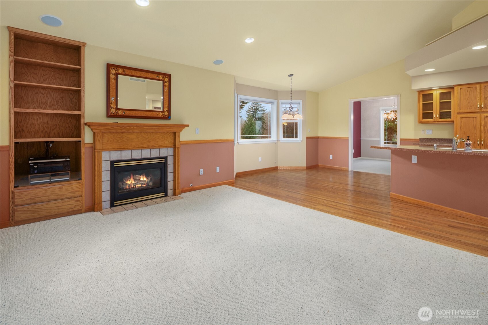 18663 Cascade Ridge Court Mount Vernon, WA 98274 - Photo 20 of 33 a view of empty room with a fireplace and window