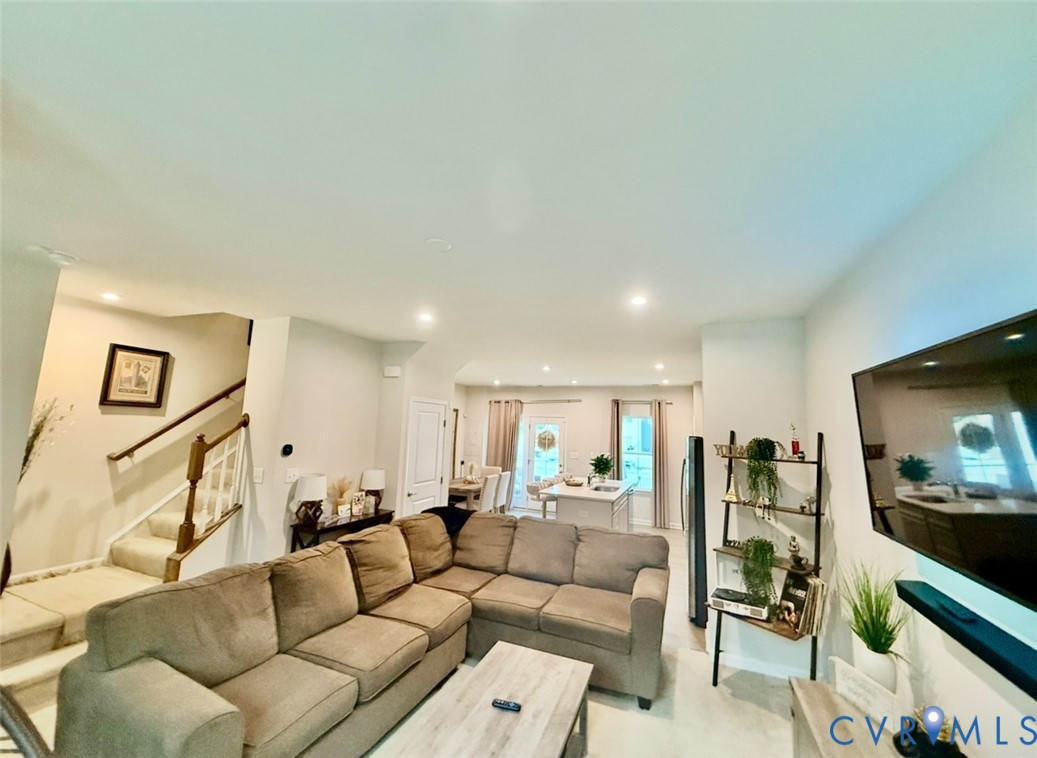 2007 Turtle Parkway Sandston, VA 23150 - Photo 2 of 20 a living room with furniture and a flat screen tv