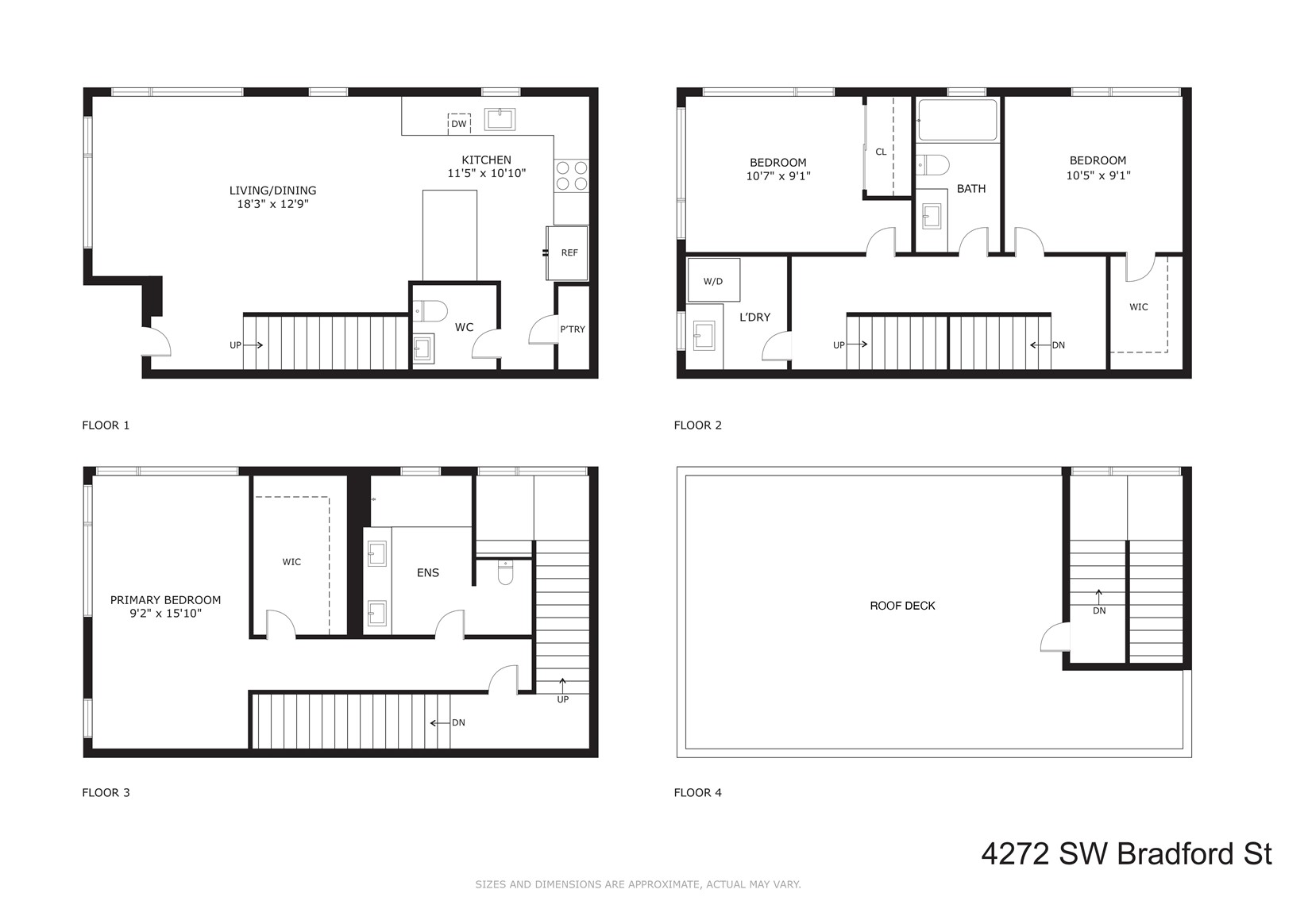 4272 Southwest Bradford Street Seattle, WA 98116 - Photo 28 of 28 a picture of a floor plan