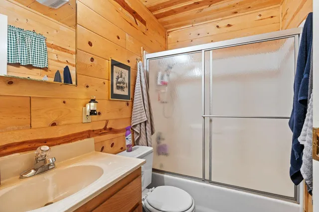 a outdoor living space with furniture and a couch