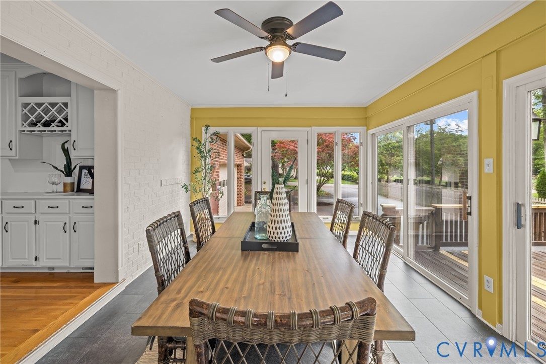 2531 Arrandell Road Midlothian, VA 23113 - Photo 23 of 51 Sunroom open to kitchen and back deck