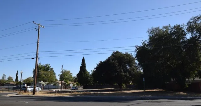 a view of a city street