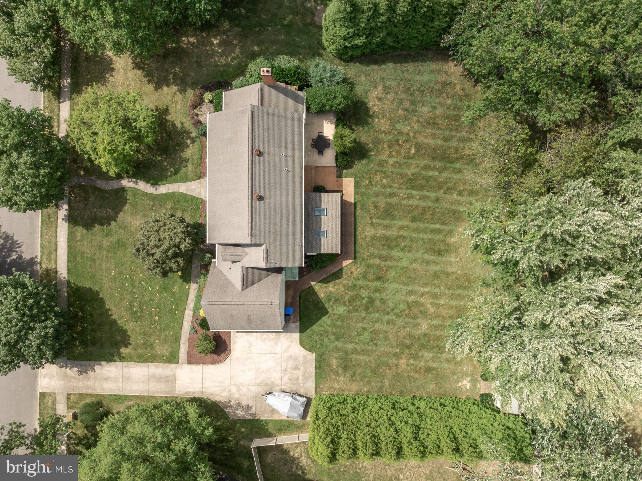 803 Fernwood Road Moorestown, NJ 08057 - Photo 43 of 46 an aerial view of a house with a yard