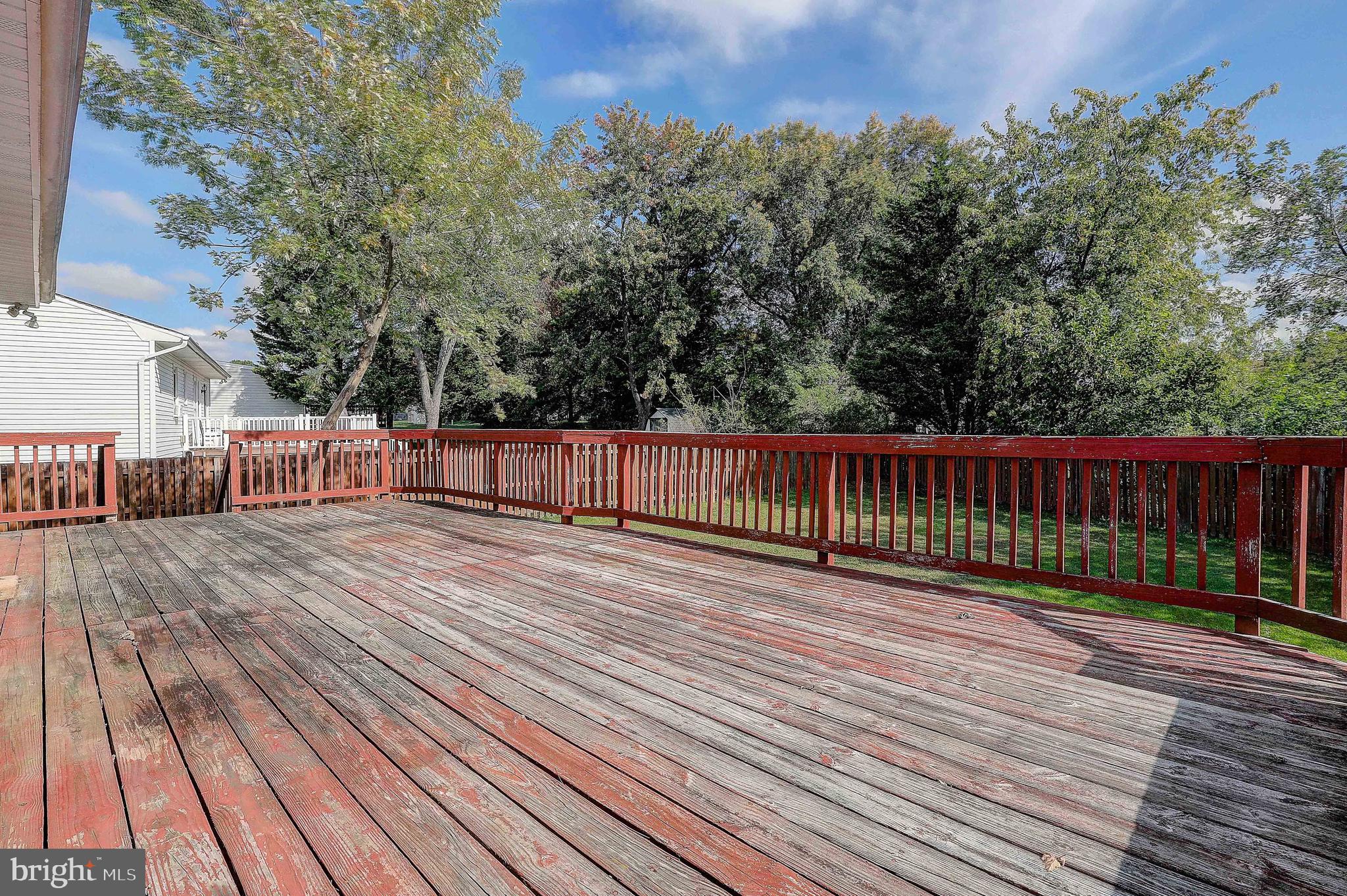 3905 Roxanne Road Randallstown, MD 21133 - Photo 34 of 38 Huge deck off the kitchen