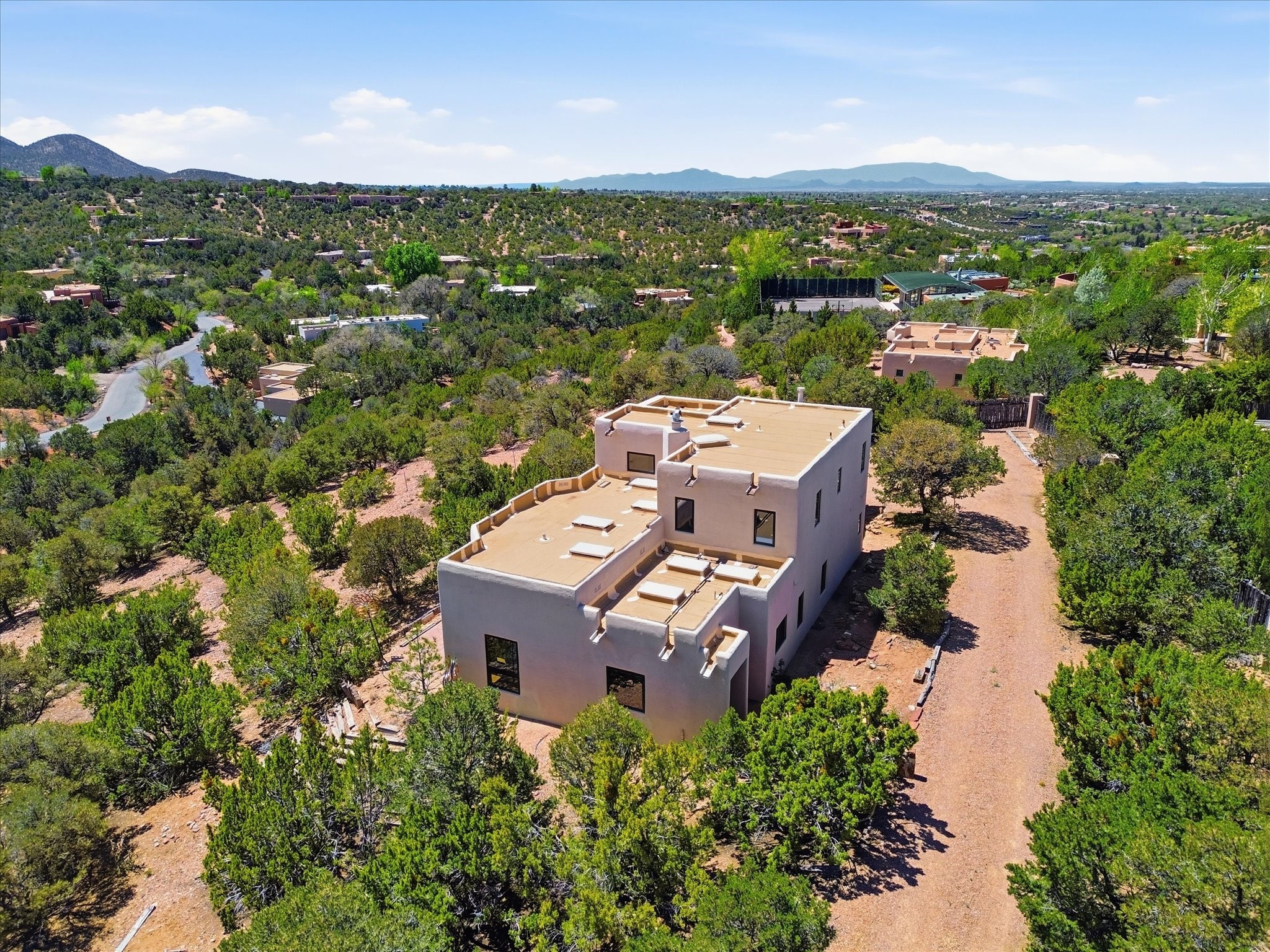 975 Indian Ridge Road Santa Fe, NM 87501 - Photo 65 of 67 Aerial View