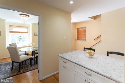 a workspace room with a window