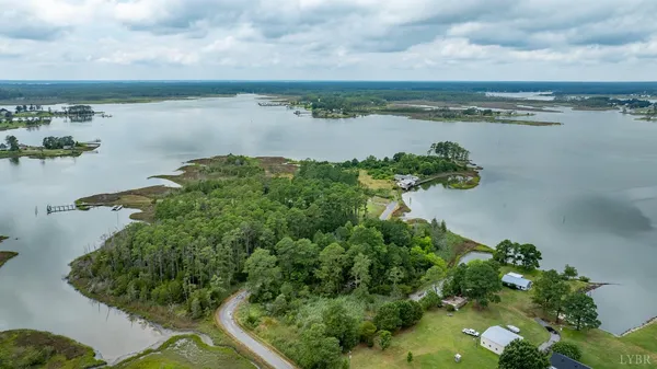 a view of a lake with a lake