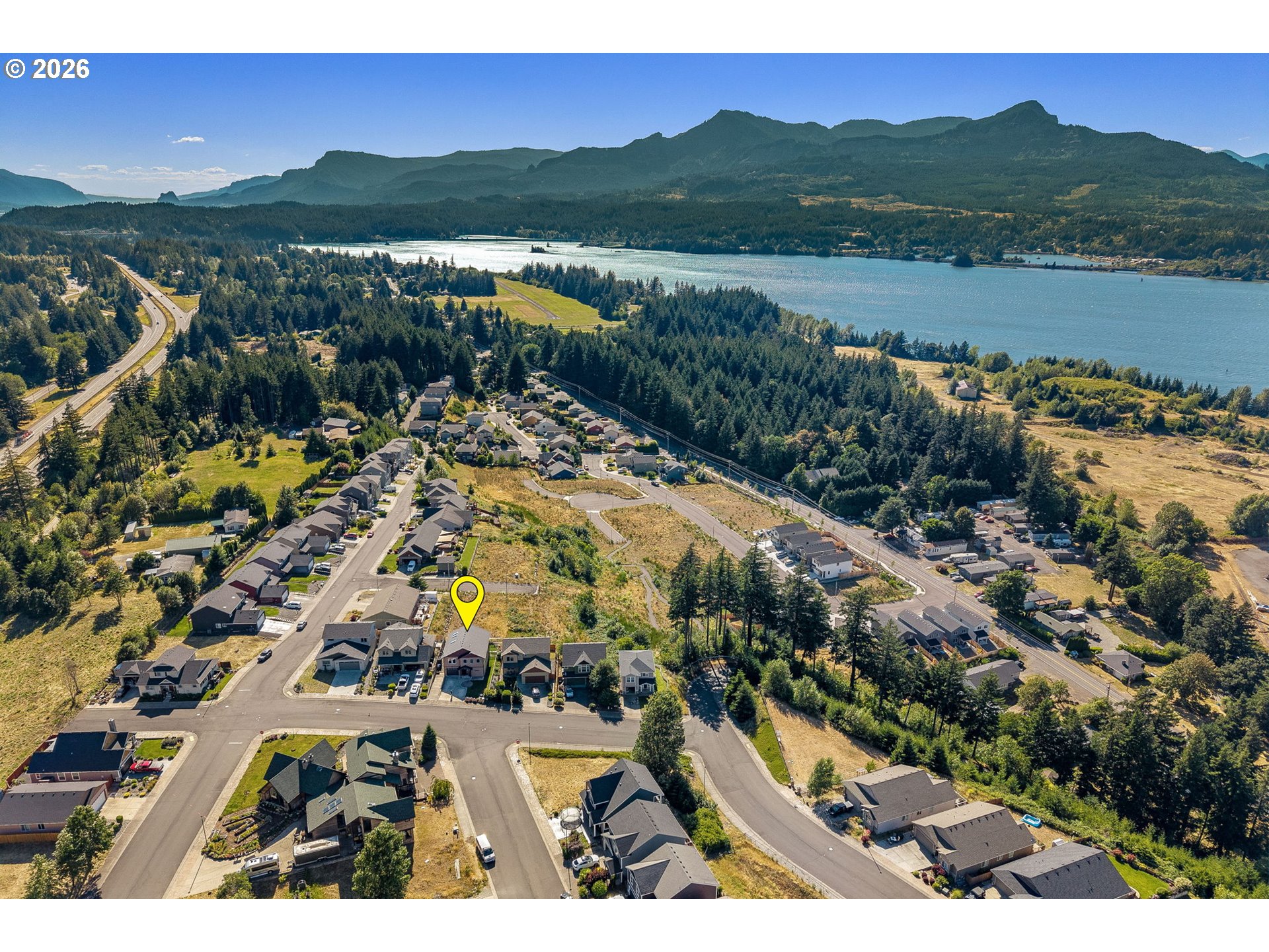 91 Warm Springs Drive Cascade Locks, OR 97014 - Photo 8 of 45 Drone View/UAV