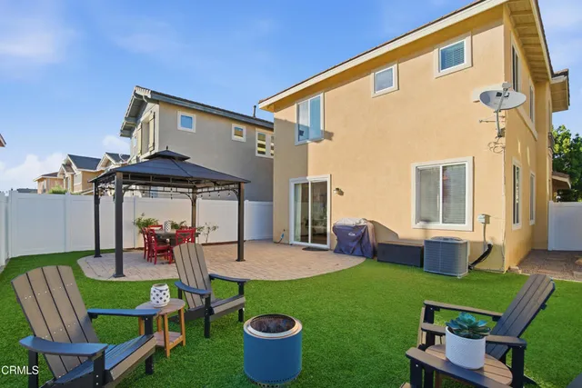 a view of outdoor space yard deck patio and outdoor seating