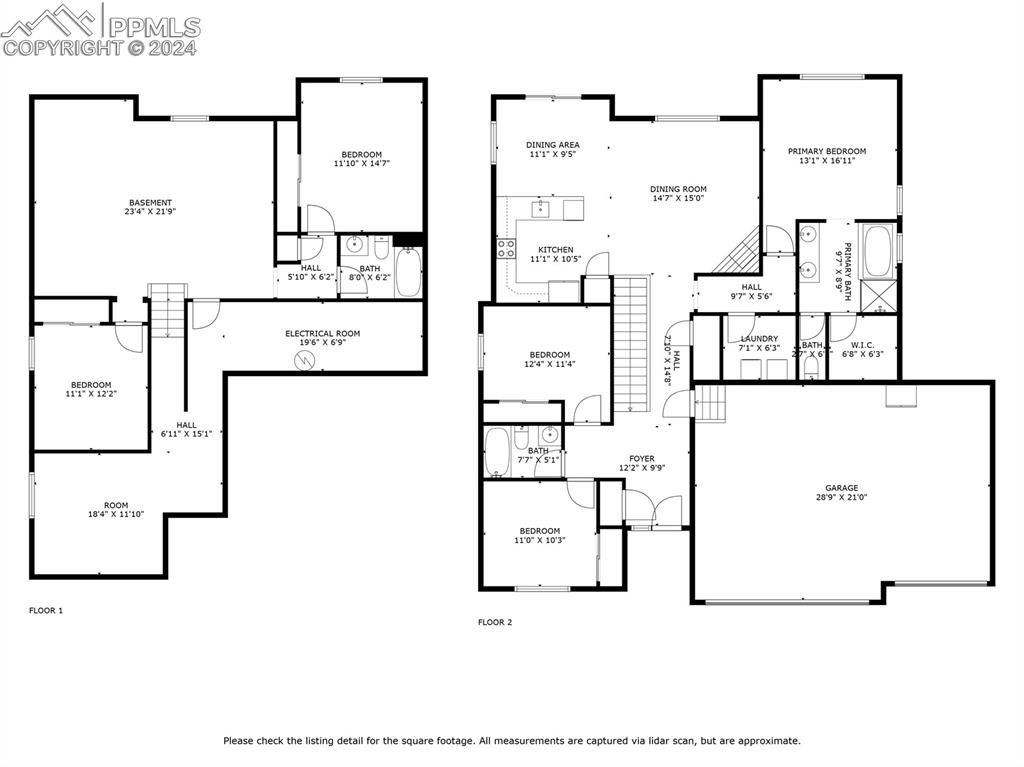 8238 Hollygrape Lane Colorado Springs, CO 80927 - Photo 32 of 35 a picture of a floor plan