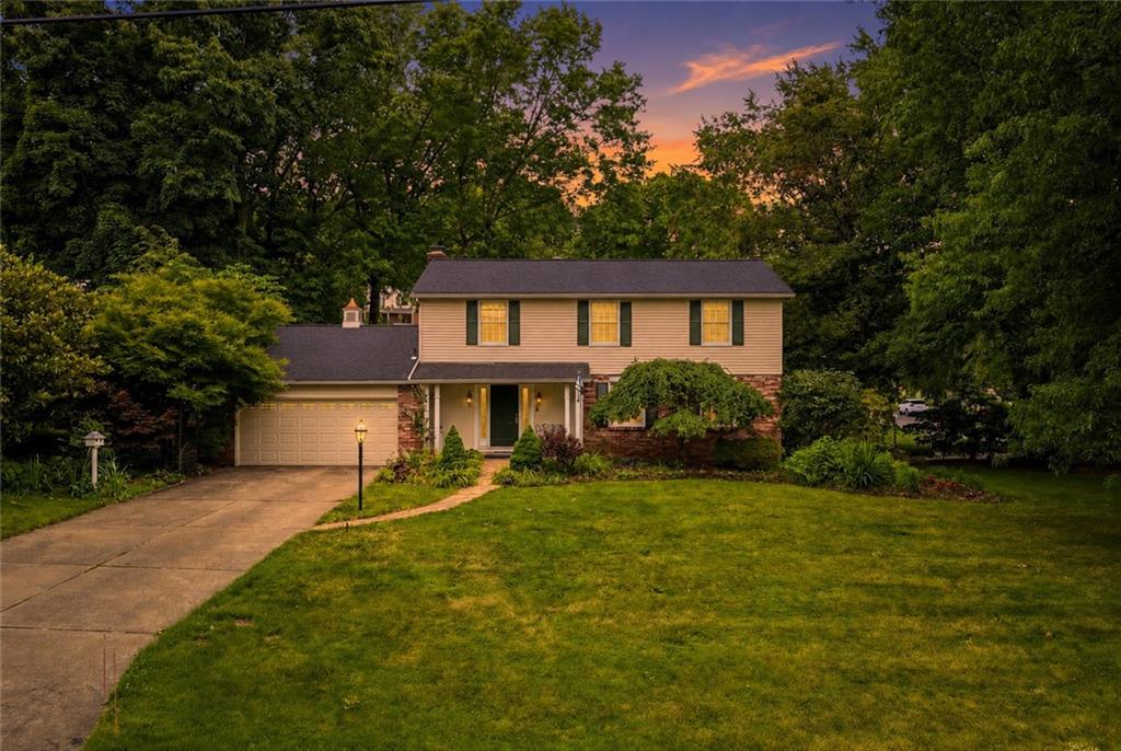 153 Seegar Road Upper St. Clair, PA 15241 - Photo 49 of 50 Twilight Front View