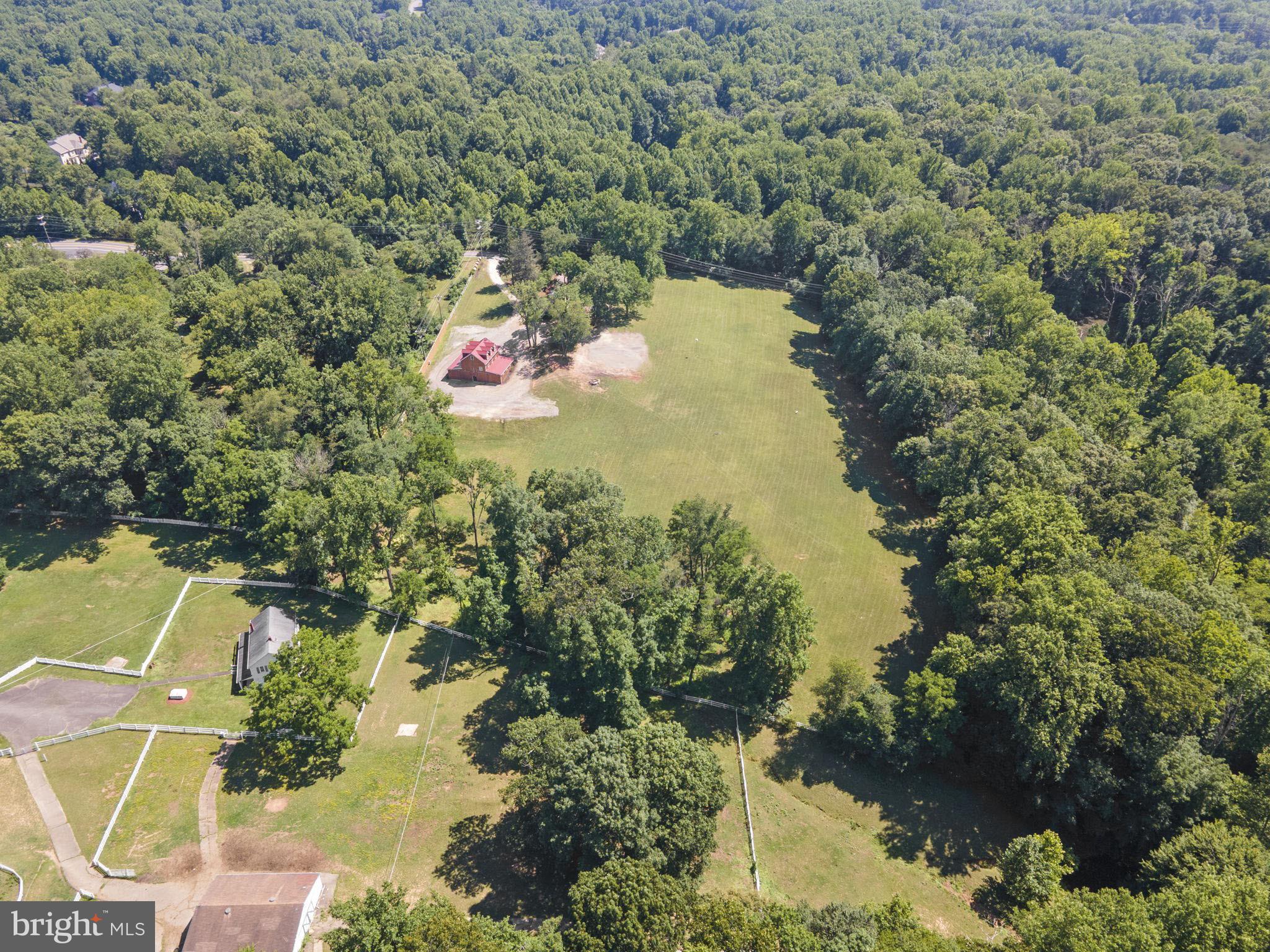 13316 Compton Road Clifton, VA 20124 - Photo 29 of 39 an aerial view of residential house with outdoor space and swimming pool